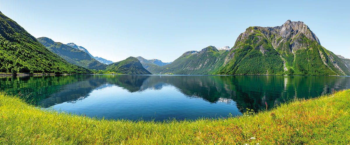 A view down Sognefjord, Norway